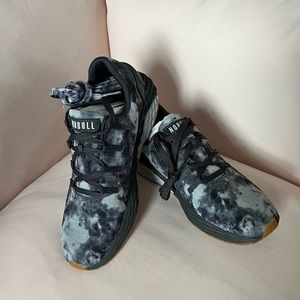 Brand new Nobull size 8W grey tie dye Ripstop Runners